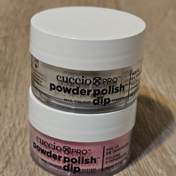 Cuccio Other - Cucvio Pro Powder Polish Nail Colir Dip System .5oz Passionate Pink & Silver